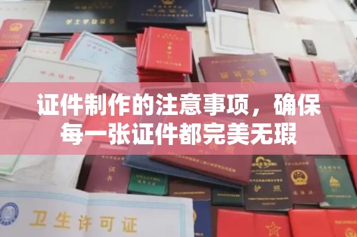 佳木斯证件制作的注意事项，确保每一张证件都完美无瑕