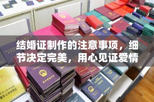 佳木斯结婚证制作的注意事项，细节决定完美，用心见证爱情
